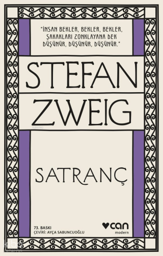 Satranç | Stefan Zweig | Can Yayınları