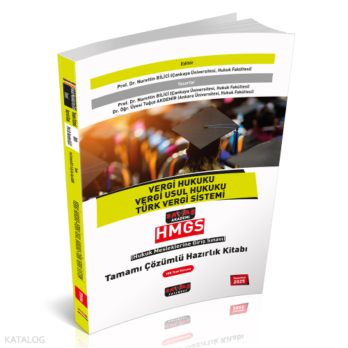 Savaş Akademi HMGS Vergi Hukuku Vergi Usul Hukuku TVS Tamamı Çözümlü Hazırlık Kitabı 2025