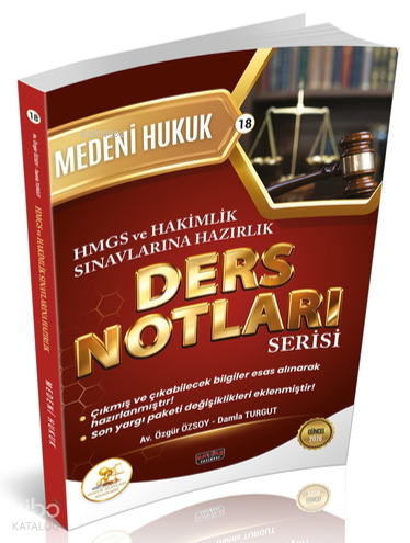 Savaş Yayınevi 2026 HMGS Hakimlik HUKAL Medeni Hukuk Ders Notları