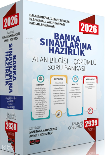 Savaş Yayınevi Banka Sınavlarına Hazırlık Alan Bilgisi Çözümlü Soru Ba