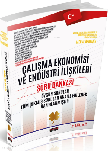Savaş Yayınevi Çalışma Ekonomisi ve Endüstri İlişkileri Soru Bankası Kitabı