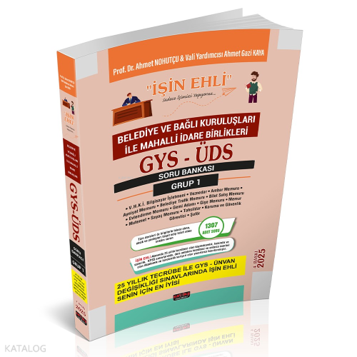 Savaş Yayınevi GYS-ÜDS Belediye ve Bağlı Kuruluşları Mahalli İdare Birlikleri Personeli Grup 1 Soru Bankası