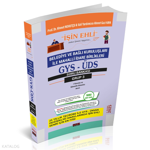 Savaş Yayınevi GYS-ÜDS Belediye ve Bağlı Kuruluşları Mahalli İdare Birlikleri Personeli Grup 3 Soru Bankası