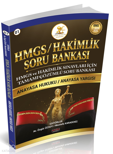 Savaş Yayınevi HMGS-Hakimlik Soru Bankası Anayasa Hukuku Anayasa Yargı