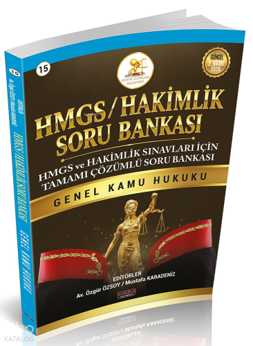 Savaş Yayınevi HMGS-Hakimlik Soru Bankası Genel Kamu Hukuku | Kolektif