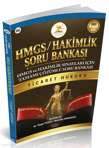 Savaş Yayınevi HMGS-Hakimlik Soru Bankası Ticaret Hukuku | Kolektif | 