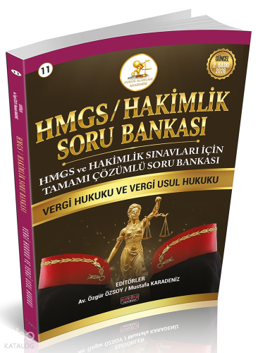 Savaş Yayınevi HMGS-Hakimlik Soru Bankası Vergi Hukuku ve Vergi Usul H