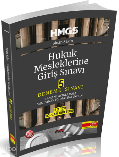 Savaş Yayınevi HMGS Hukuk Mesleklerine Giriş Sınavı 5 Deneme Sınavı | 