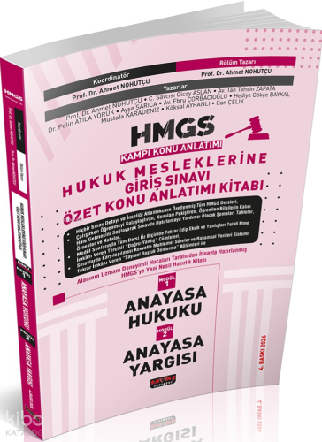Savaş Yayınevi HMGS Özet Konu Anlatımı Anayasa Hukuku Anayasa Yargısı 