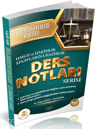 Savaş Yayınevi Hukal HMGS - Hakimlik Ceza Muhakemesi Hukuku Ders Notları
