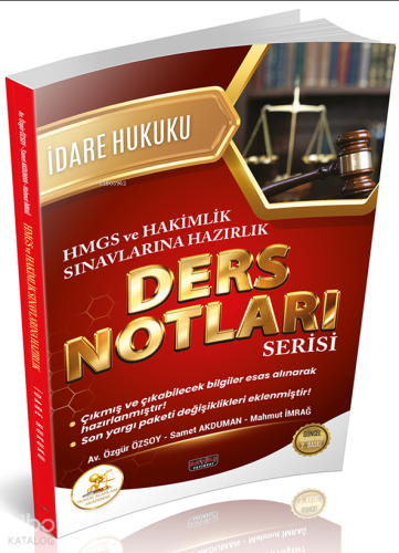 Savaş Yayınevi Hukal  HMGS-Hakimlik İdare Hukuku Ders Notları