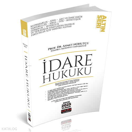 Savaş Yayınevi İdare Hukuku Konu Anlatımı