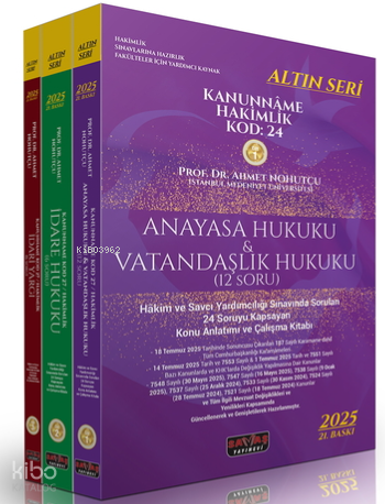 Savaş Yayınevi Kanunname Hakimlik Kod: 24 | Ahmet Nohutçu | Savaş Yayı