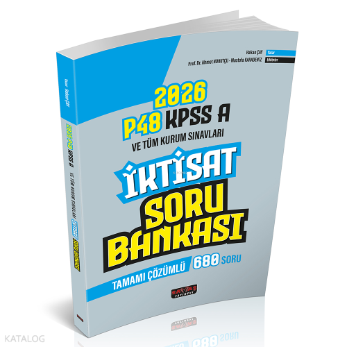 Savaş Yayınevi P48 KPSS A Grubu İktisat Tamamı Çözümlü Soru Bankası