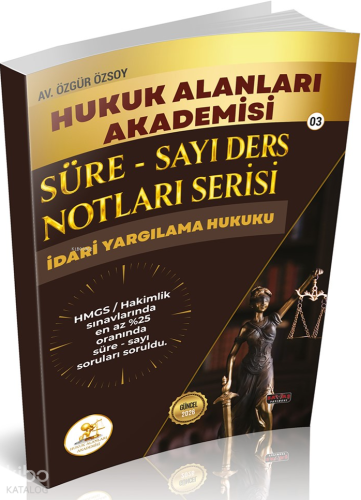 Savaş Yayınları 2026 HUKAL HMGS Hakimlik İdari Yargılama Hukuku Süre Sayı Ders Notları