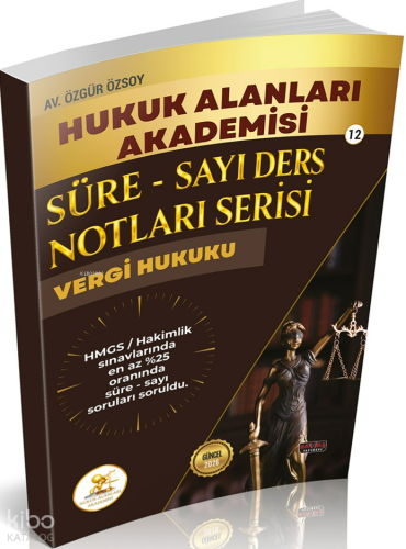 Savaş Yayınları 2026 HUKAL HMGS Hakimlik Vergi Hukuku Süre Sayı Ders Notları