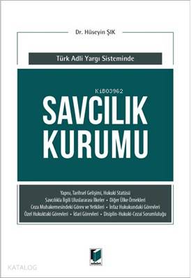Savcılık Kurumu (Türk Adli Yargı Sisteminde)