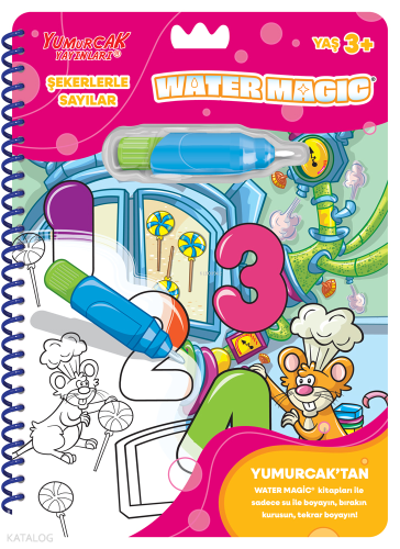 Şekerlerle Sayılar - Water Magic | Kolektif | Yumurcak Yayınları