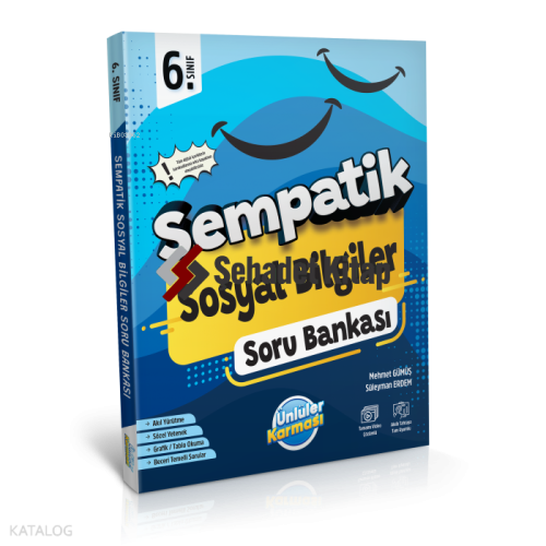 Sempatik 6. Sınıf Sosyal Bilgiler Soru Bankası | Kolektif | Ünlüler Ka