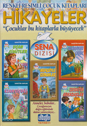 Sena Dizisi Hikayeler ve Masallar (Renkli, Resimli, Ciltli, 10 Kitap Set)