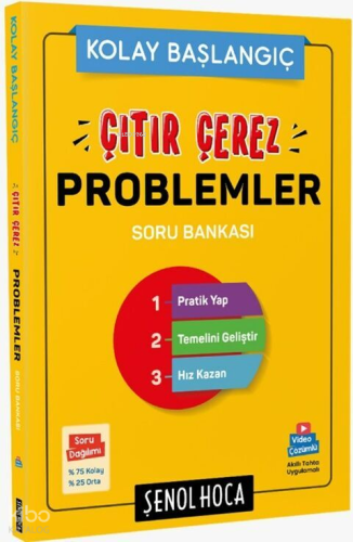 Şenol Hoca Yayınları Çıtır Çerez Problemler Soru Bankası | Kolektif | 