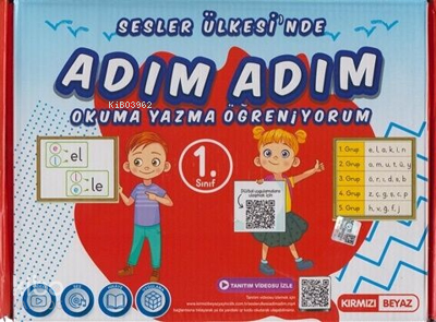 Sesler Ülkesi Adım Adım Okuma Yazma Seti | Kolektif | Kırmızı Beyaz Ya