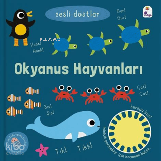 Sesli Dostlar - Okyanus Hayvanları (Sesli Kitap) | Kolektif | İndigo K