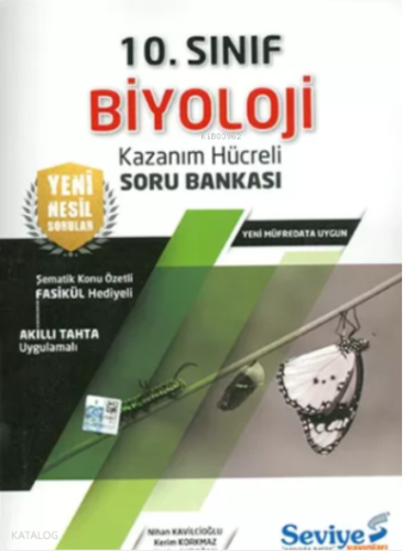 Seviye - 10. Sınıf Biyoloji Kazanım Hücreli Soru Bankası