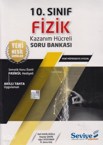 Seviye - 10. Sınıf Fizik Kazanım Hücreli Soru Bankası