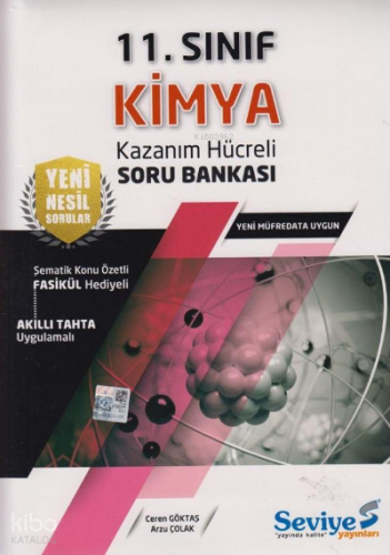 Seviye - 11. Sınıf Kimya Kazanım Hücreli Soru Bankası | Kolektif | Sev