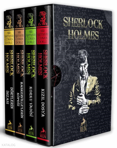 Sherlock Holmes 4 Kitap (Ciltli - Özel Baskı) | Sir Arthur Conan Doyle