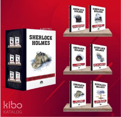 Sherlock Holmes - 6 Kitap Set (Şapka)