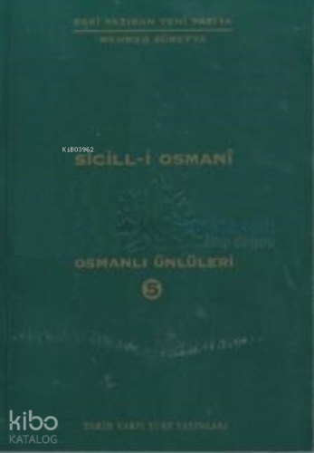 Sicill-i Osmani 5. Cilt