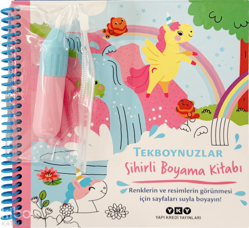 Sihirli Boyama Kitabı - Tekboynuzlar (Ciltli)