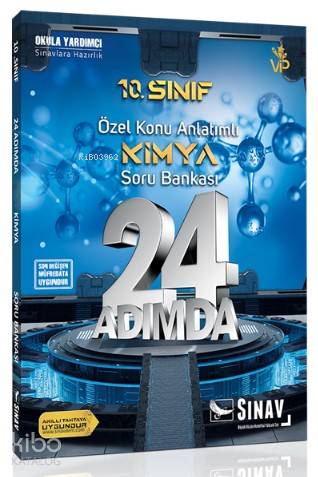 Sınav Dergisi Yayınları 10. Sınıf Kimya 24 Adımda Özel Konu Anlatımlı 