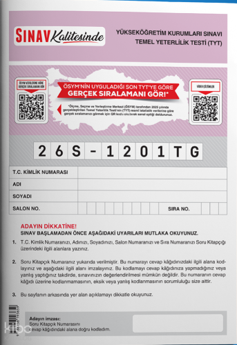 Sınav Kalitesinde 2026 TYT Türkiye Geneli Deneme;ÖSYM Verilerine Göre 