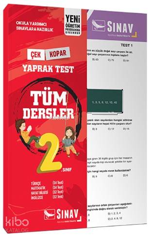 Sınav Yayınları 2. Sınıf Tüm Dersler Yaprak Test