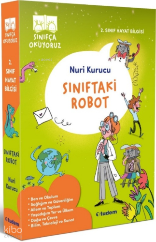 Sınıftaki Robot Serisi - 6 Kitaplık Set | Nuri Kurucu | Tudem Yayınlar