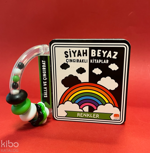 Siyah Beyaz Çıngıraklı Kitaplar Renkler