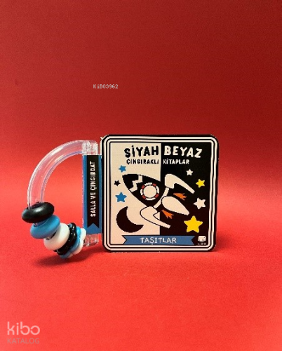 Siyah Beyaz Çıngıraklı Kitaplar Taşıtlar | Kolektif | Uçan Fil Yayınla