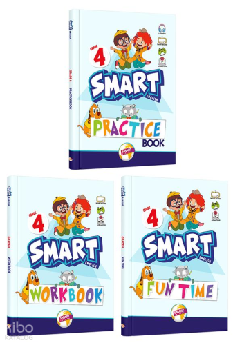 Smart English Grade 4 Practice Book + Workbook + FunTime Pack | Kolekt