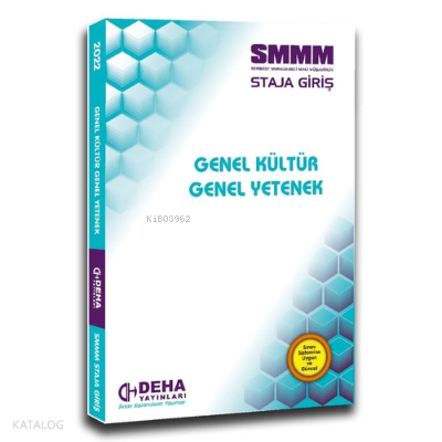 SMMM Genel Yetenek Genel Kültür Deha Yayınları