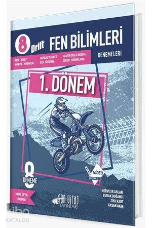 Son Viraj Yayınları 8. Sınıf 1. Dönem LGS Fen Bilimleri Drift 8 li Deneme Son Viraj 