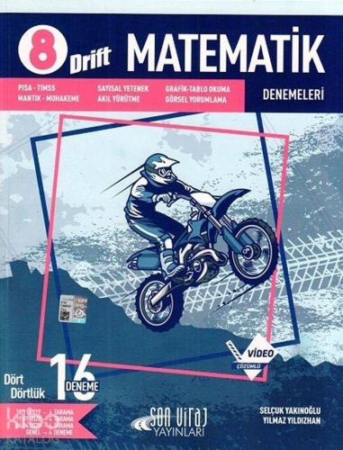 Son Viraj Yayınları 8. Sınıf LGS Matematik 16 lı Deneme Drift Serisi Son Viraj