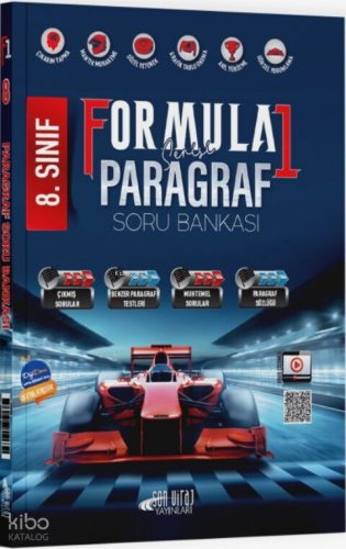 Son Viraj Yayınları 8. Sınıf LGS Paragraf Formula 1 Serisi Soru Bankas