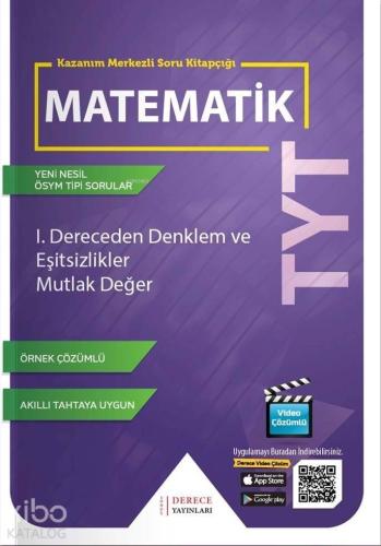 Sonuç Derece Yayınları TYT Matematik I. Dereceden Denklem ve Eşitsizlikler  Mutlak Değer Sonuç Derece