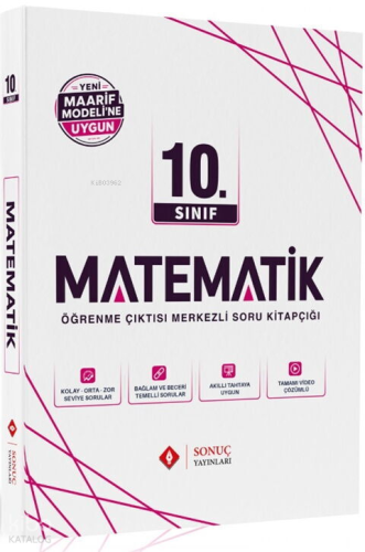 Sonuç Yayınları 10. Sınıf Matematik Maarif Modele Uygun Modüller Set |