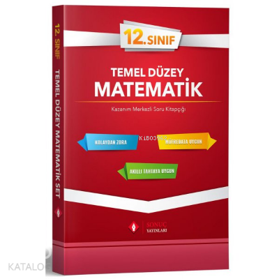 Sonuç Yayınları 12.Sınıf Matematik Set / Temel Düzey