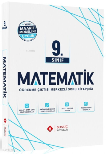 Sonuç Yayınları 9. Sınıf Matematik Maarif Modele Uygun Modüller Set | 