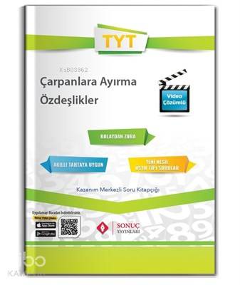 Sonuç Yayınları TYT Çarpanlara Ayırma Özdeşlikler Sonuç | Kolektif | S